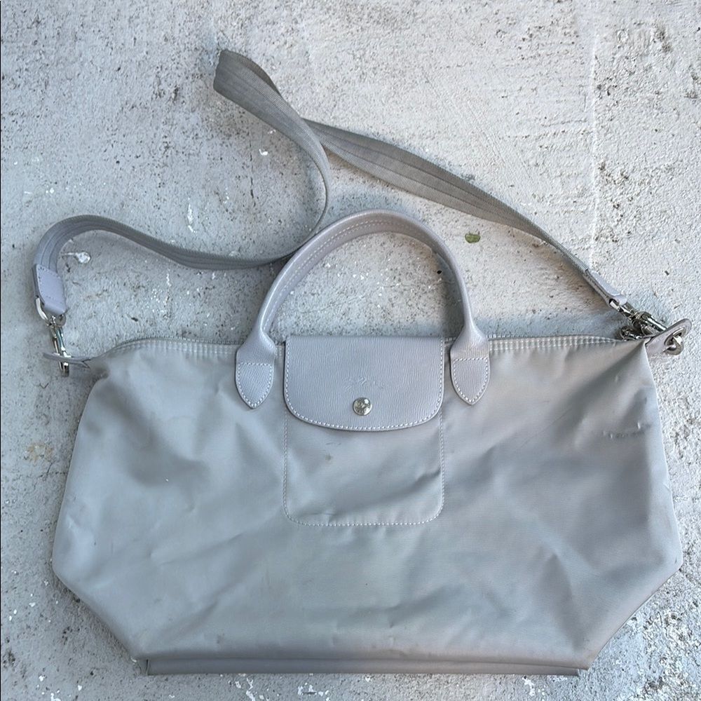 Longchamp gray tote